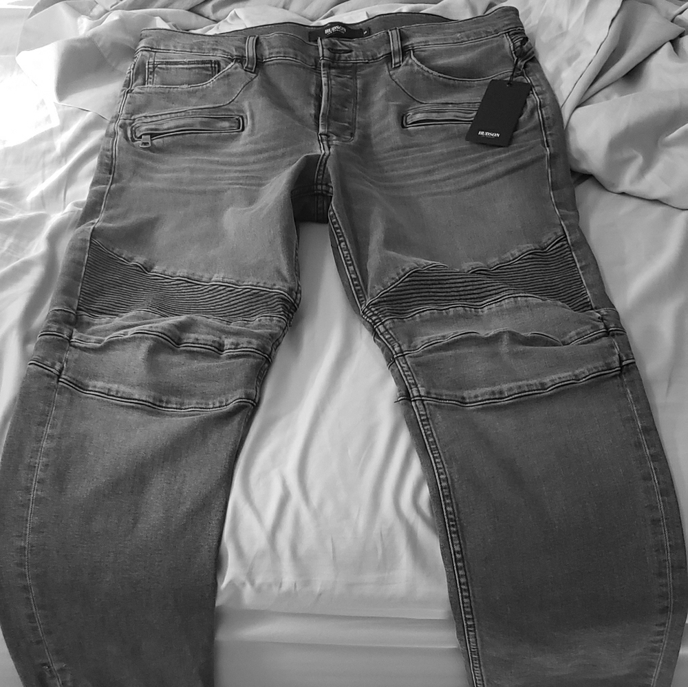 Hudson Blinder Biker Tapered Denim Jeans